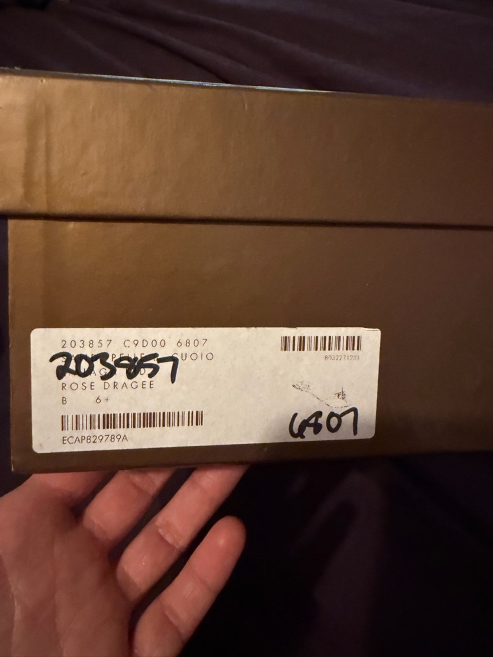 Gucci Beige Monogram Pink Logo T-Strap Sandal - Picture 5 of 5